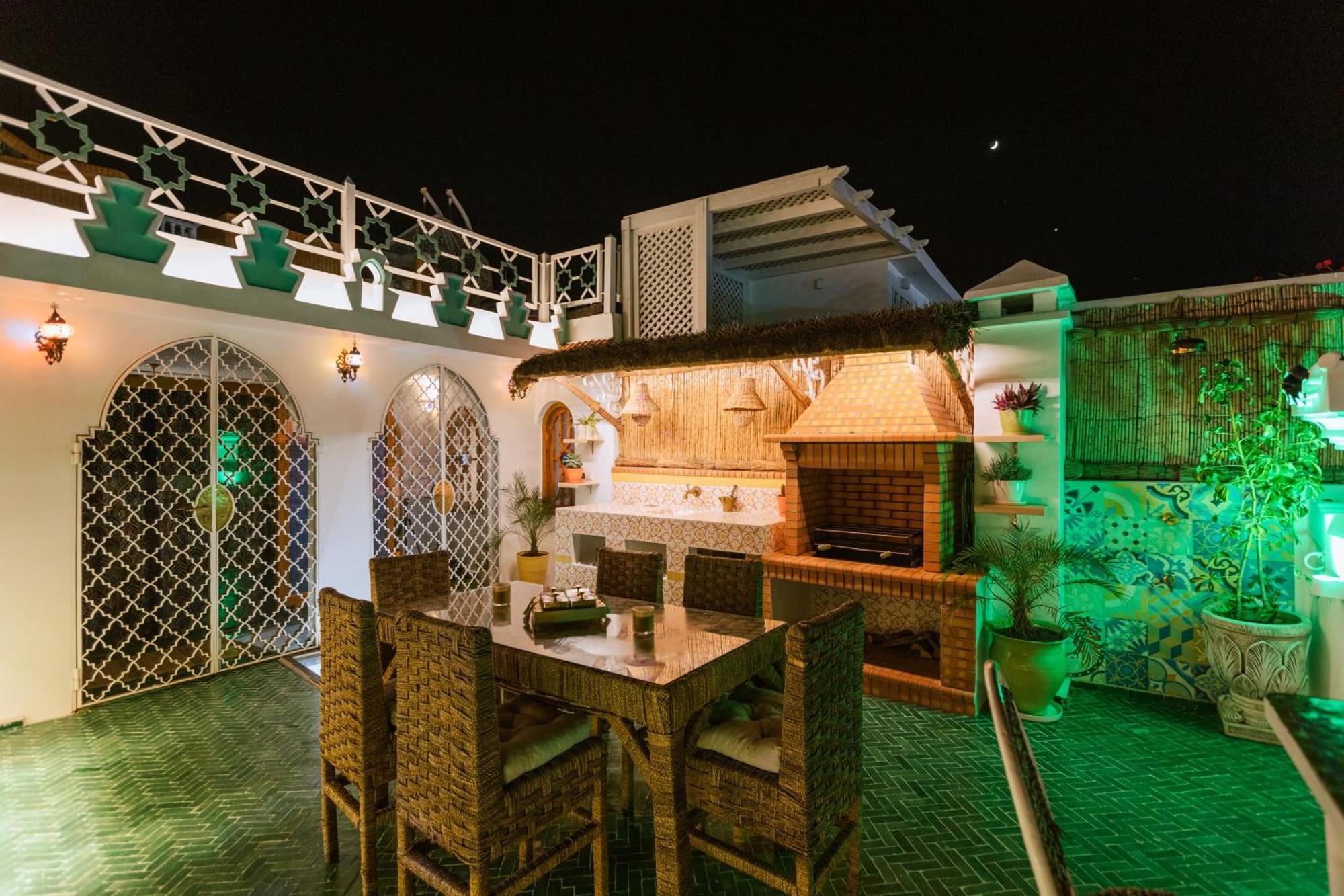 Riad Villa With Mediterranean Sea Views Of Spain And Gibraltar Tangier Exterior photo