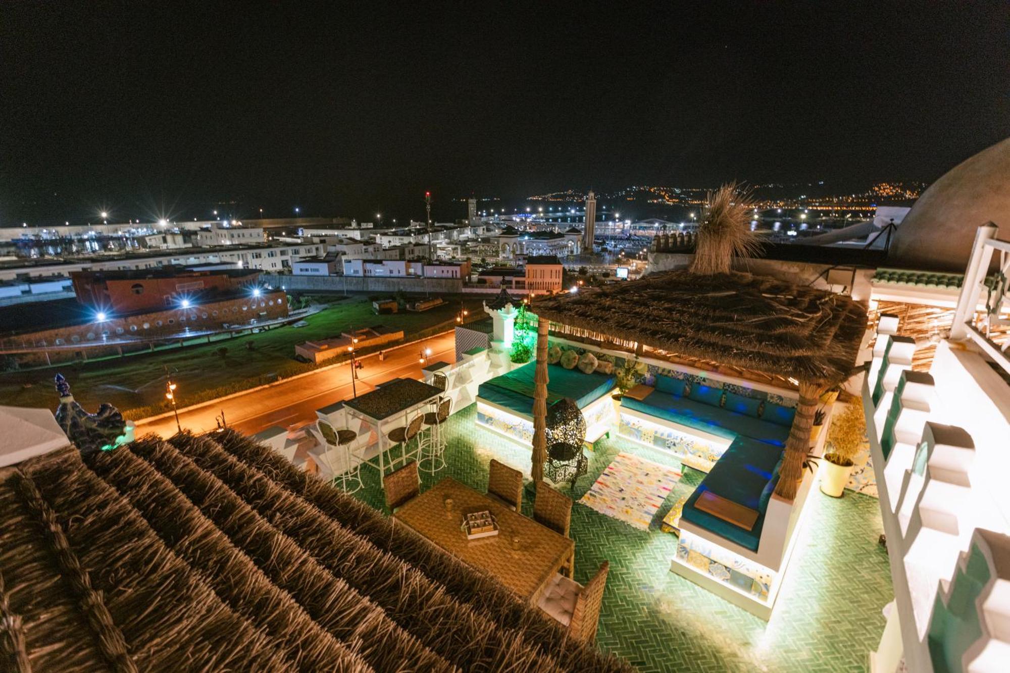 Riad Villa With Mediterranean Sea Views Of Spain And Gibraltar Tangier Exterior photo