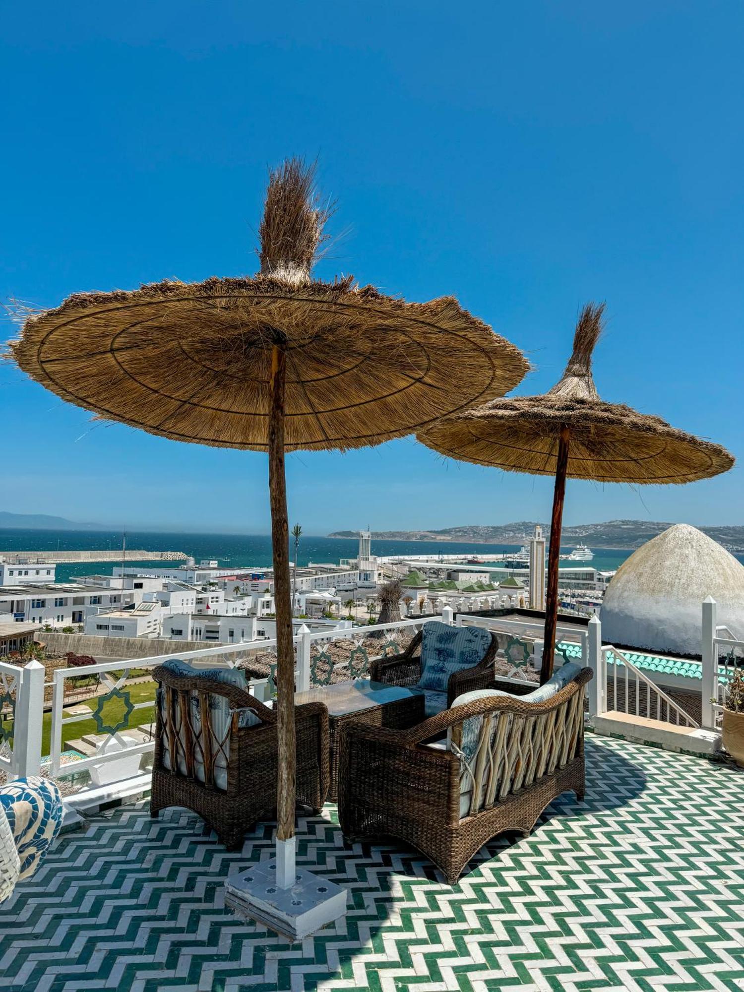 Riad Villa With Mediterranean Sea Views Of Spain And Gibraltar Tangier Exterior photo